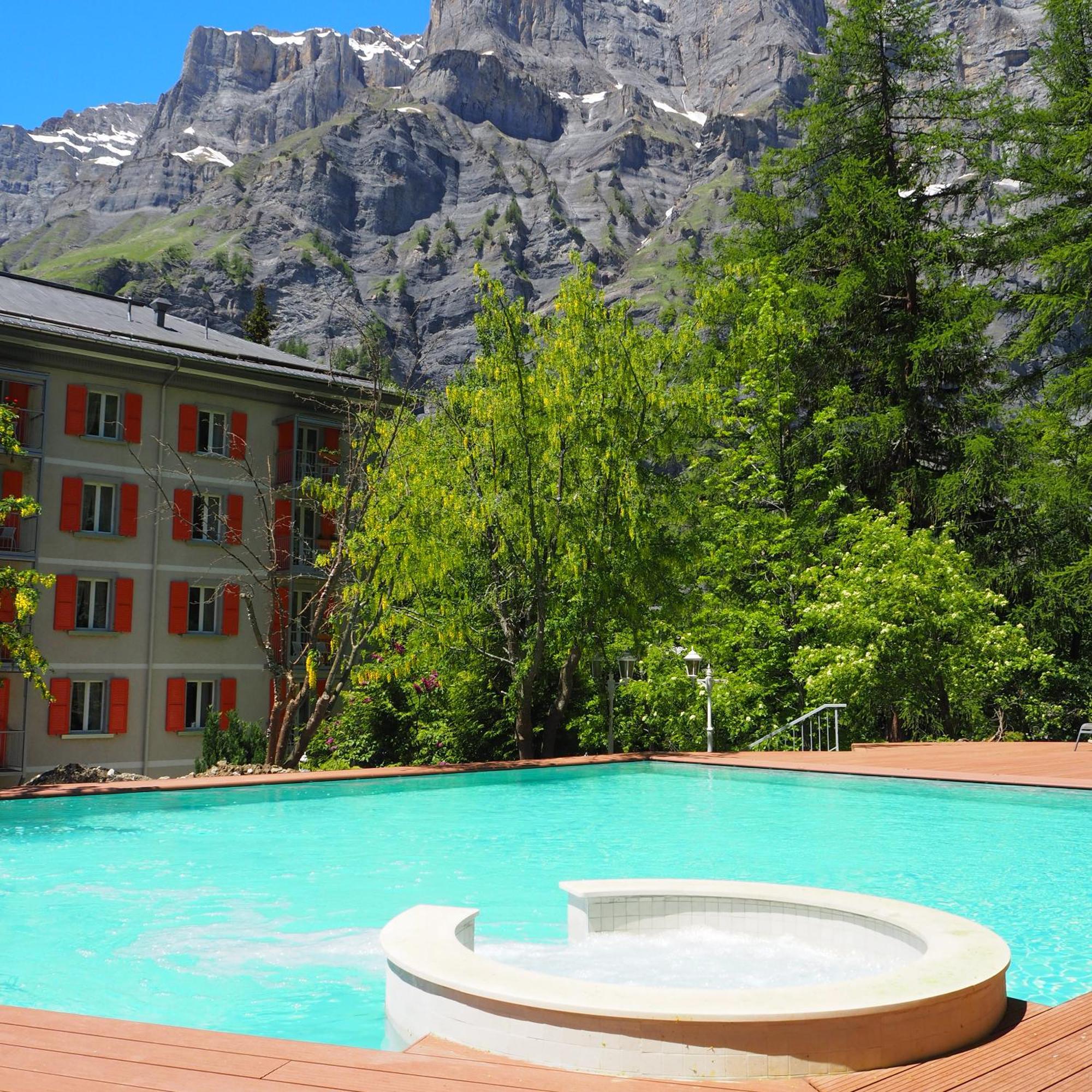 Residence Les Sources Des Alpes Leukerbad Exterior foto