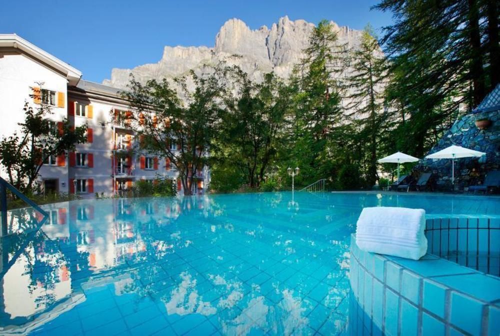 Residence Les Sources Des Alpes Leukerbad Exterior foto