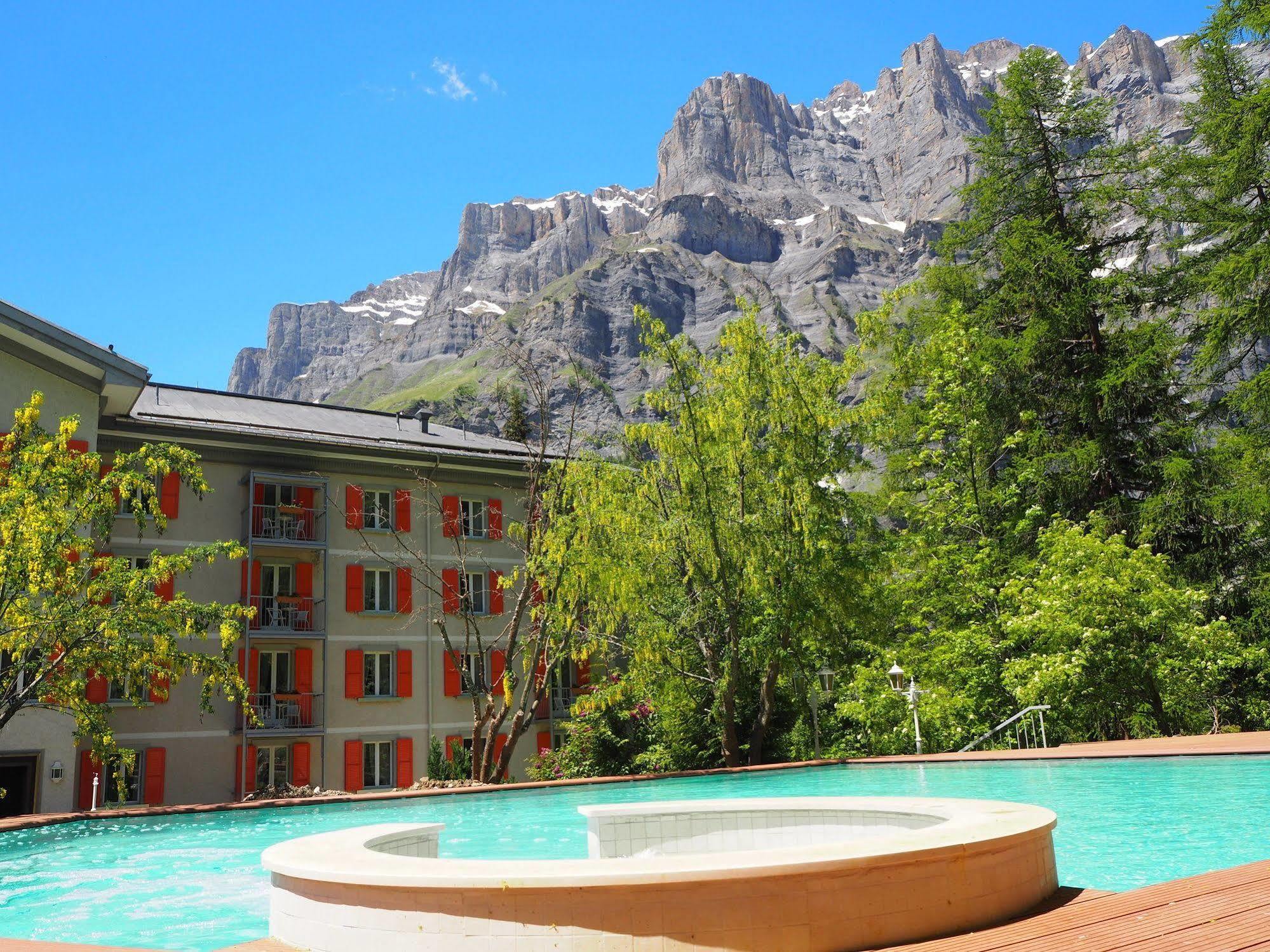 Residence Les Sources Des Alpes Leukerbad Exterior foto