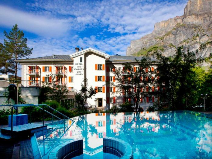 Residence Les Sources Des Alpes Leukerbad Exterior foto